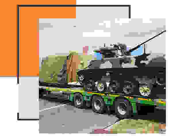 Перевозка военной техники в Озерске