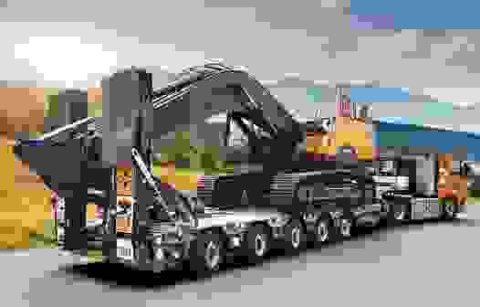 Негабаритная перевозка с учетом высоты в Озерске